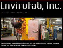 Tablet Screenshot of envirofab.net